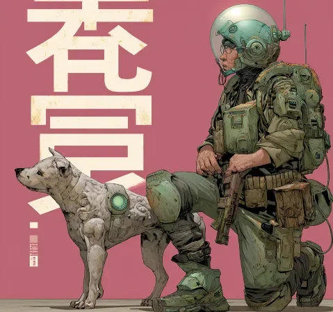 版权说明示意插图，展示漫画书与信息标注